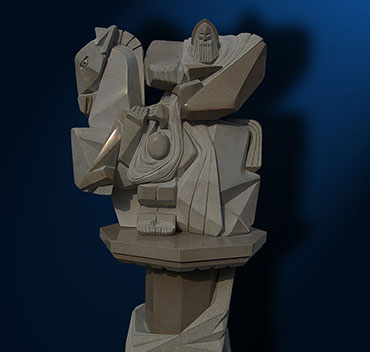 Realizzazione di una monumento nel 2007 a Cercivento (UD)