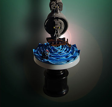 Illuminam las aguilas, opere in plastica