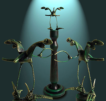 Avveduti, sculture in plastica