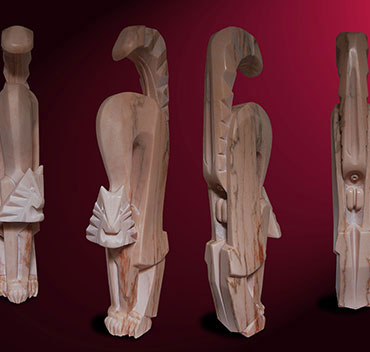 Scultura in Pietra: Sassofonista del 1992