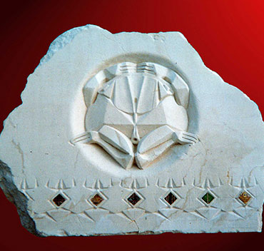 Sculpere - Grande rospo a Rapino (CH) nel 2004
